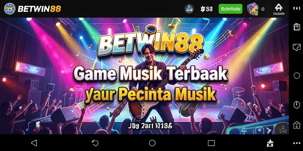 Tampilan gameplay BETWIN88 dengan musik yang menarik.