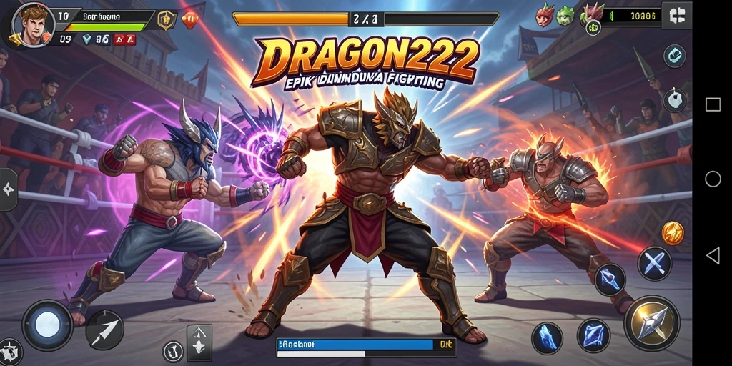 Screenshot gameplay DRAGON222 yang menampilkan pertarungan yang intens.